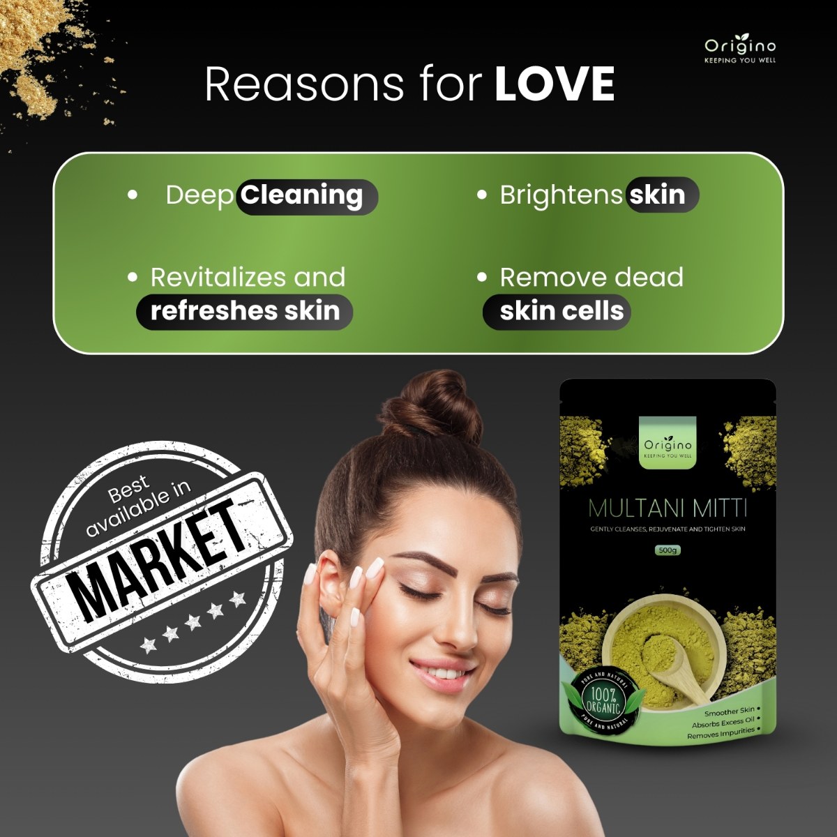 Multani Mitti (500g) - Organic Skin Treatment — image 4