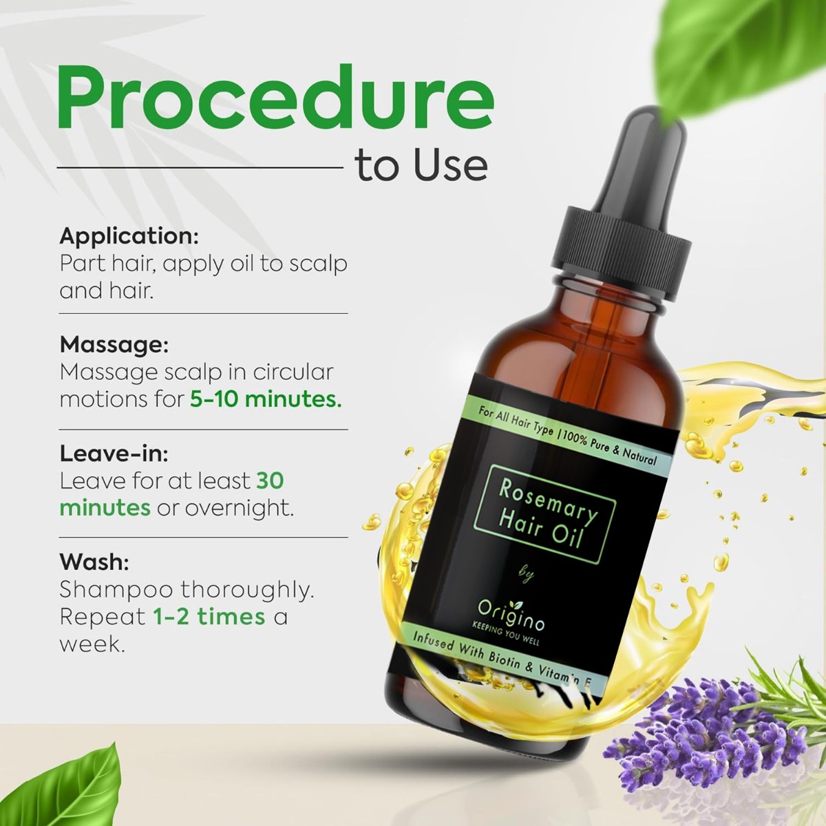 Rosemary Hair Oil — image 3