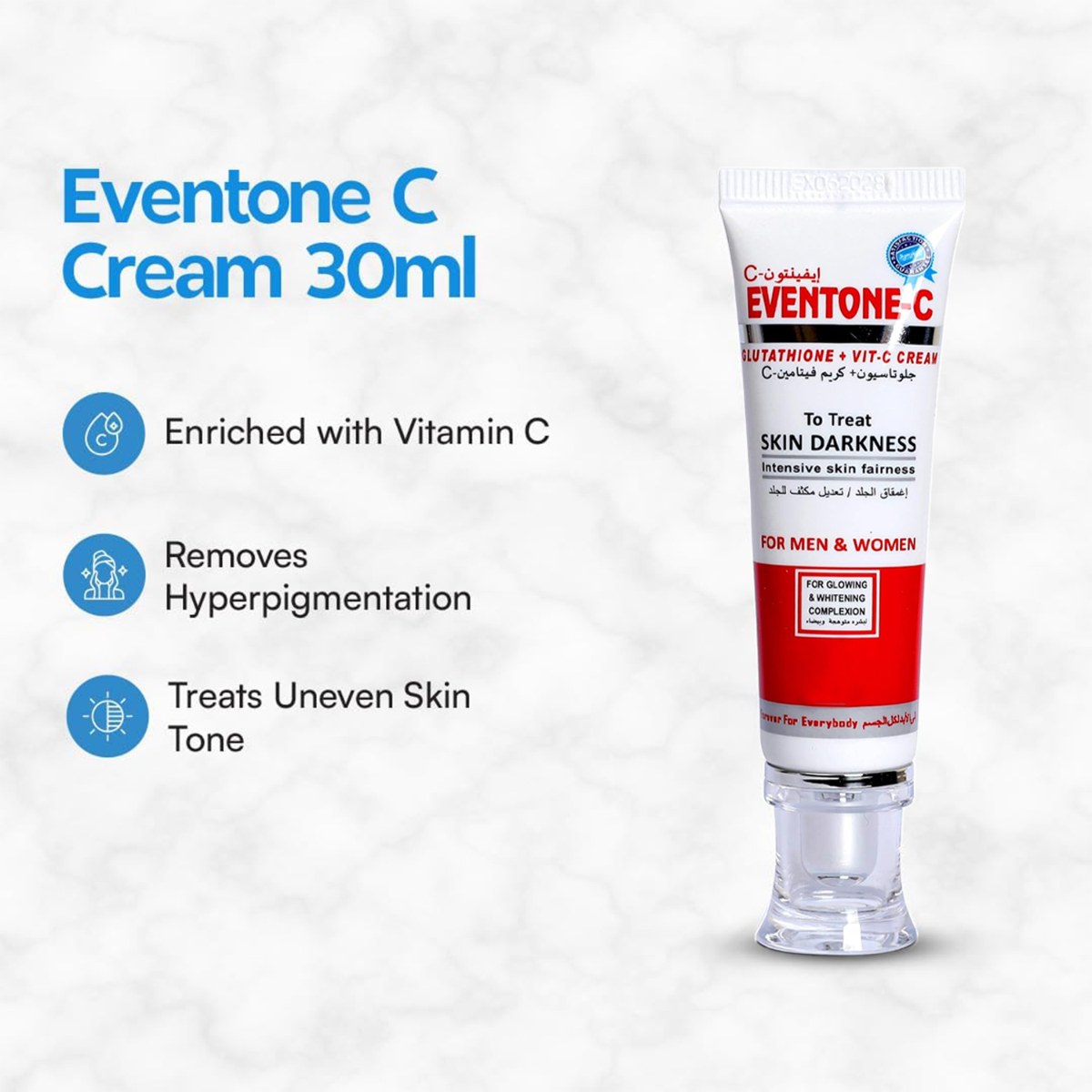 Eventone-C Cream with L-Glutathione and Vitamin C, 30 ml — image 3